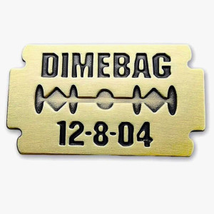 DIMEBAG DARRELL “12-8-04 Bronze Blade” /Pin Badge/