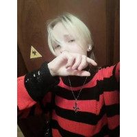 Blood Red Cross /Pendant/