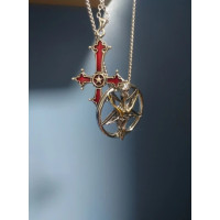 Blood Red Cross /Pendant/