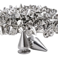 Silver Cone Spikes /Rivets/
