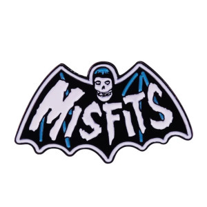 MISFITS “White/Blue Logo” /Pin Badge/