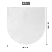 Rounded 35 μm Translucent HDPE Antistatic 10” Inner Lining Sleeve /Vinyl Sleeve/
