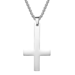Steel Inverted Cross /Pendant/