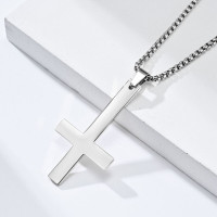 Steel Inverted Cross /Pendant/