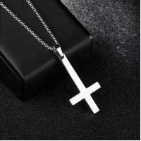 Steel Inverted Cross /Pendant/