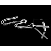 Steel Inverted Cross /Pendant/