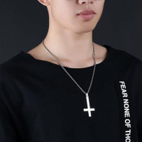 Steel Inverted Cross /Pendant/
