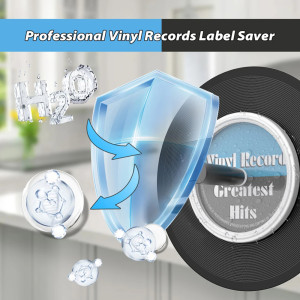 Vinyl Records' Labels Saver Clamp /Record Care/