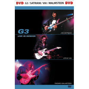 G3 / JOE SATRIANI / STEVE VAI / YNGWIE MALMSTEEN “G3: Live In Denver” /Cardboard Split-DVD; Live/