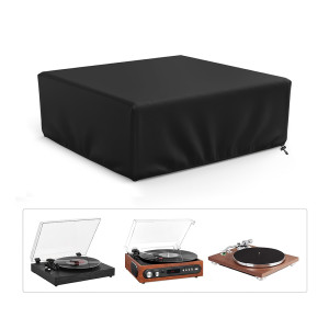 Universal Turntable Black Dust Cover /Player Cover/