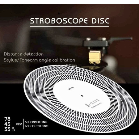Turntable Calibration & Stroboscope Disc /Calibration Disc/