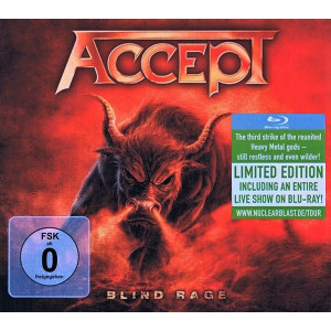 ACCEPT “Blind Rage” /Ltd. CD + BRD Slipcase Digipack/