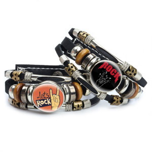 Metal Rock Symbol /Bracelet/