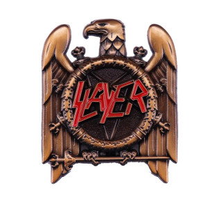 SLAYER "Bronze Eagle with Red Logo" /Pin Badge/