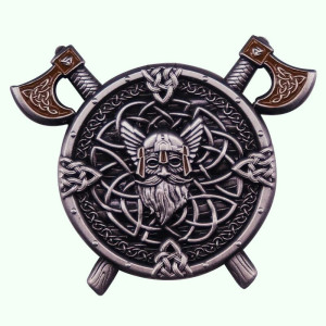 AMON AMARTH “Shield and Axes II” /Pin Badge/