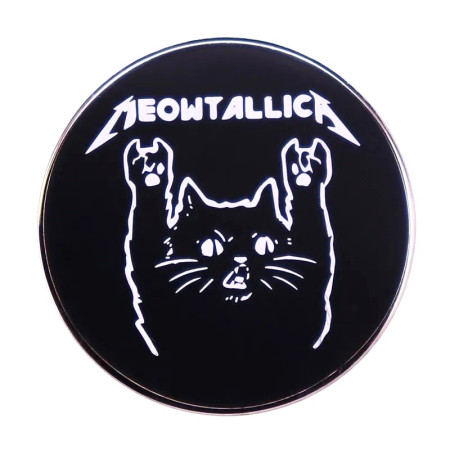 MEOWTALLICA /Pin Badge/