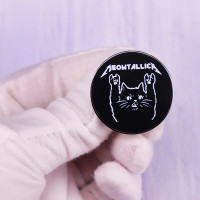 MEOWTALLICA /Pin Badge/