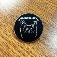 MEOWTALLICA /Pin Badge/