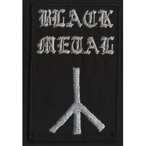 BLACK METAL "Logo" /Patch/