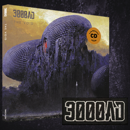 3000AD “The Void” /Ltd. Digipack Pit-Art CD + Patch/