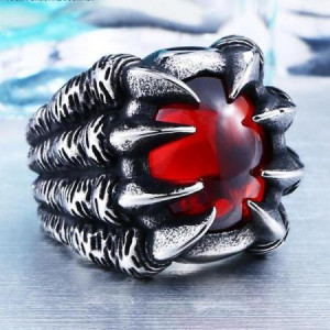 Red Eye In Dragon Claws /Ring/